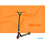 Amigo - Sparkcykel - Wave Stuntstep Junior Fotbroms Svart/Orange