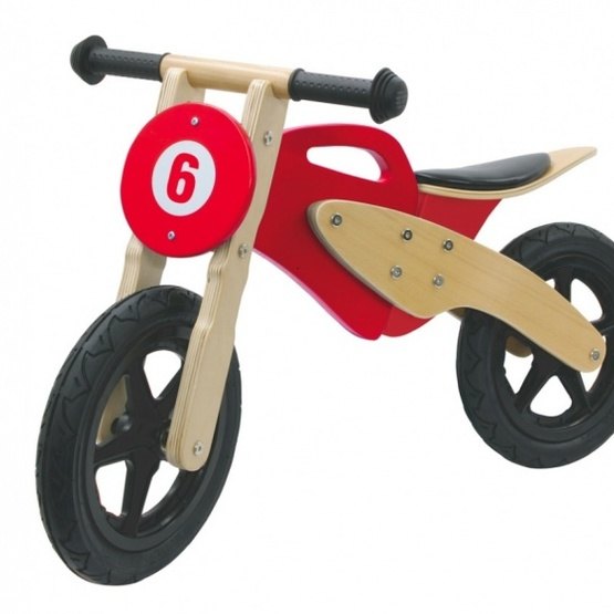 Jamara - Balanscykel - Loopfiets Motor Junior Röd
