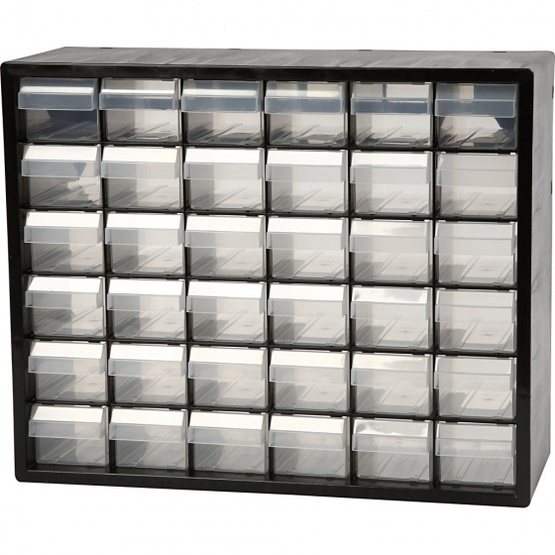 Raaco Storage System Plastic 36 Drawers 33X407X141Cm
