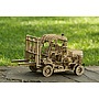 Wood Trick - Model Forklift With Piggybank Wood 31.5 X 11.5 Cm