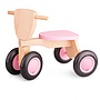 New Classic Toys - Balanscykel - Balance Bike Road Star4 Wheels 50 Cm Wood Rosa