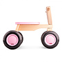 New Classic Toys - Balanscykel - Balance Bike Road Star4 Wheels 50 Cm Wood Rosa
