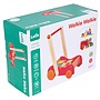 Lelin Toys - Pusher / Trolley Walkie Junior Wood Röd 2-Part