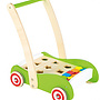Lelin Toys - Push/Pull Trolley Shapes Junior Wood Grön 3-Part