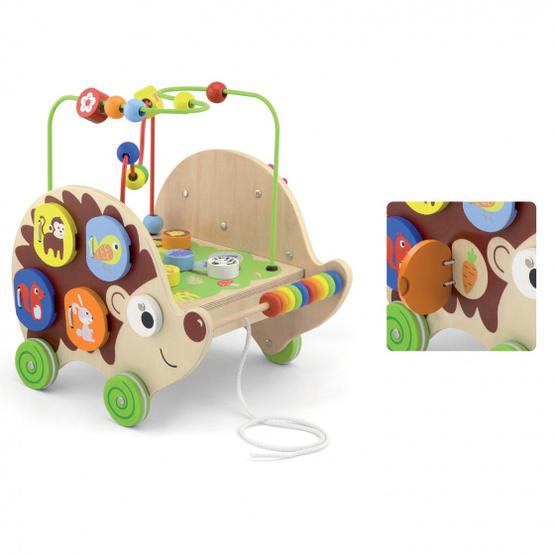 Viga Toys - Draught Animal Hedgehog Junior 26.5 X 29.5 X 33 Cm Wood