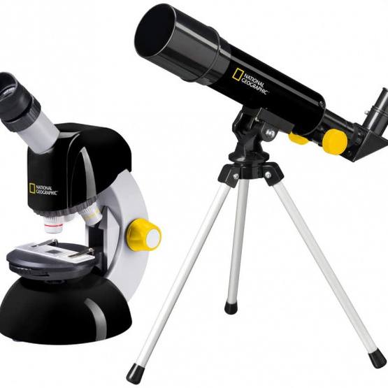 National Geographic Teleskop And Mikroskop Set Svart/Gul