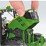 Wiking - Miniature John Deere 6125Rwheel Loader Tractor Zinc 1:32 Grön