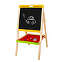 Tooky Toy - Chalk And Memo Board Junior 118 Cm Wood Natural/Svart
