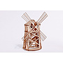 Wood Trick - Wooden Model Construction 3D Mill 40 Cm Natural 80-Piece