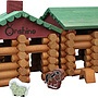 United Entertainment - Building Kit Log Cabin 31 Cm Brun 170 Delar
