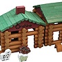 United Entertainment - Building Kit Log Cabin 31 Cm Brun 170 Delar