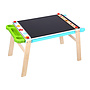 Tooky Toy - Chalk Drawing Table Junior 86,7 X 50 Cm Wood Blå/Grön