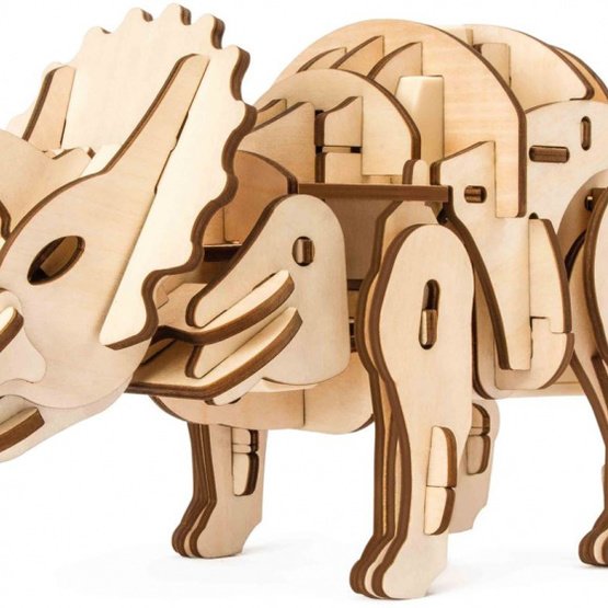 Robotime Modelleksak / Pussel 3D Triceratops 94 Delar