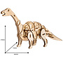Robotime - 3D Model Construction Apatosaurus 40 Cm Wood Natural 79-Piece