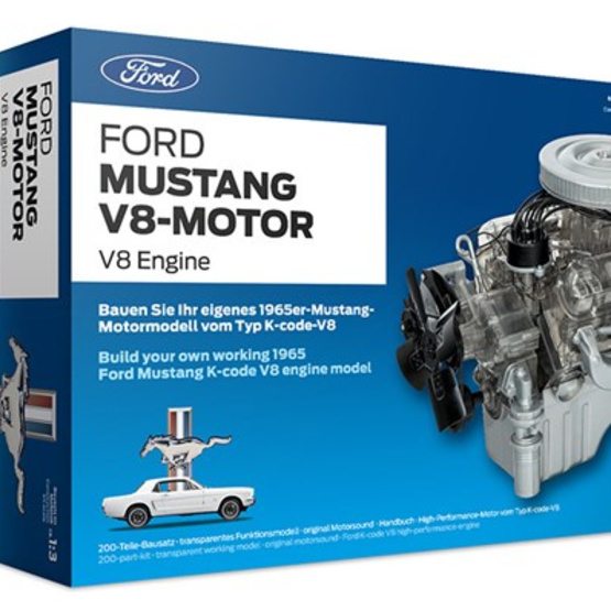 Franzis Construction Kit Ford Mustang V8 27 Cm Silver 200 Delar