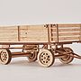 Wood Trick - 3D Model Construction Trailer 30 Cm Wood Natural 153-Piece