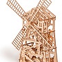Wood Trick - 3D Model Construction Wind Turbine 38 Cm Wood 80-Piece