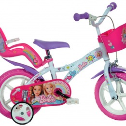 Dino - Barncykel - Barbie 12 Tum Vit