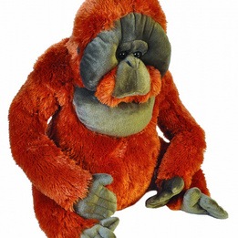 Wild Republic - Mjukisdjur Orangutan 76 Cm Orange/Grå