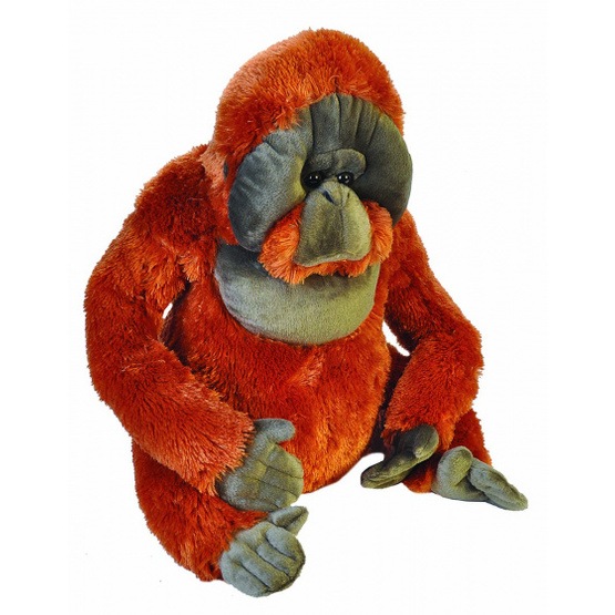 Wild Republic - Mjukisdjur Toy Orangutan Junior 76 Cm Plush Orange/Grå