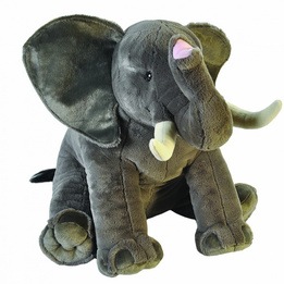 Wild Republic - Mjukisdjur Elefant 76 Cm Plush Grå