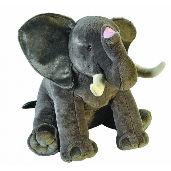 Wild Republic - Mjukisdjur Toy Elephant Junior 76 Cm Plush Grå