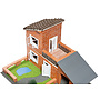 Teifoc - Construction Kit Villa With Garage Stone Brun 330-Piece