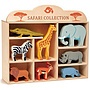 Tender Leaf Toys - Animal Kit Safari 37 X 32 Cm Wood 9-Piece