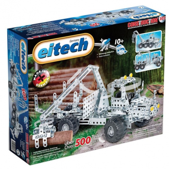 Eitech Construction Kit Forestry Vehicles Steel Silver 502-Piece