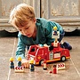 Tender Leaf Toys - Fire Truck 28 Cm Junior Wood Röd 4-Part