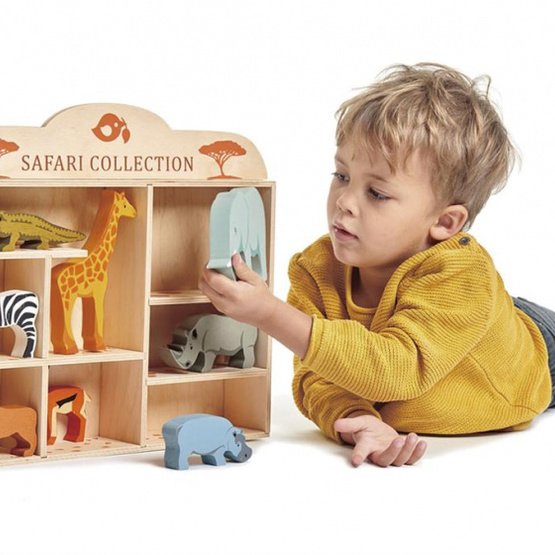 Tender Leaf Toys - Animal Kit Safari 37 X 32 Cm Wood 25-Piece