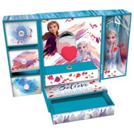 Kids Licensing - Smyckeskrin Frozen II Cardboard 21 Cm Blå