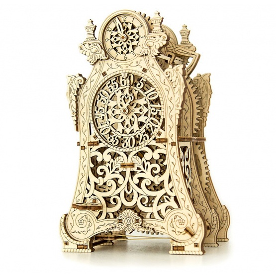 en City - Ornament Magic Clock 21.8 Cm Natural 149 Delar