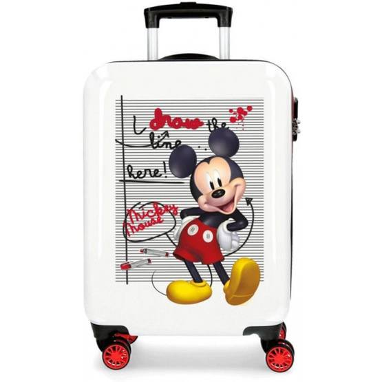 Disney - Resväska - Mickey Mouse Junior 33 Liter Abs 55 Cm Röd/Vit