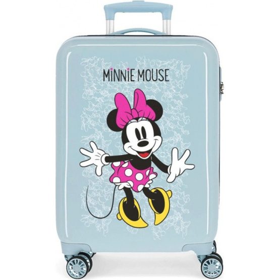 Disney - Resväska - Minnie Mouse Girls 33 Liter Abs Blå / Rosa
