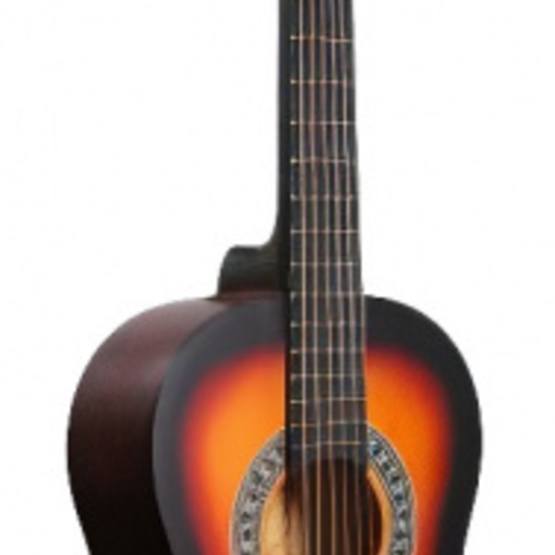 Gomez Gitarr 036 3/4 Model Sunburst Wood Brun