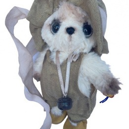 Clemens - Teddybjörn - Teddy Sharlotta 16 Cm Beige