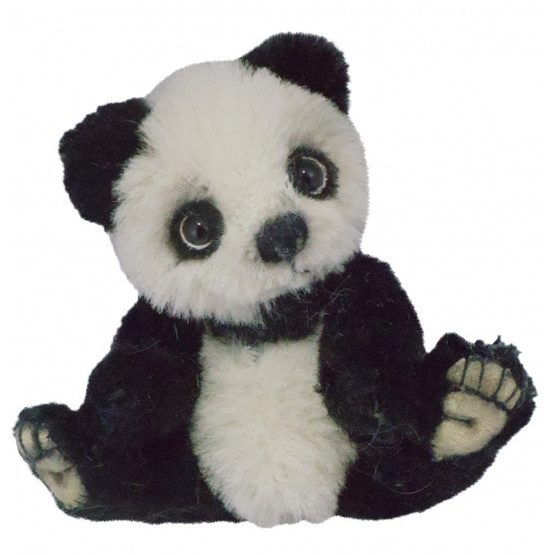 Clemens - Mjukisdjur Toy Panda Hoshi Junior 10 Cm Plush Svart/Vit