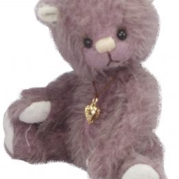 Clemens - Teddybjörn - Teddy Violett 15 Cm Lila
