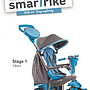 Smartrike - Barnvagn - 4-In-1-Trehjuling Swing Dlx Junior Grå/Blå