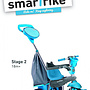 Smartrike - Barnvagn - 4-In-1-Trehjuling Swing Dlx Junior Grå/Blå