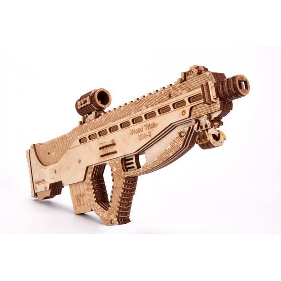 Wood Trick - 3D Model Construction Assault Rifle Usg-2 54 Cm 251-Part