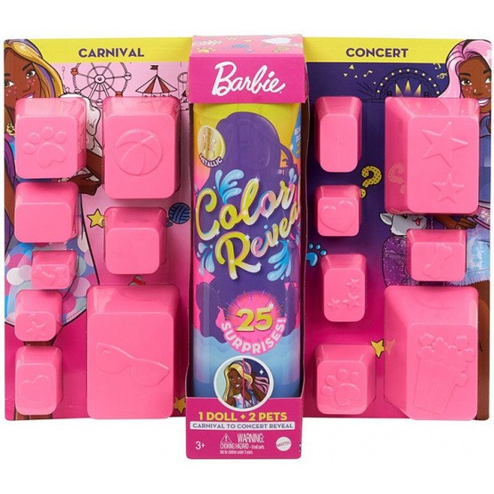 Barbie - Teen Pop Color Reveal Carnival/Concert 17 Delar