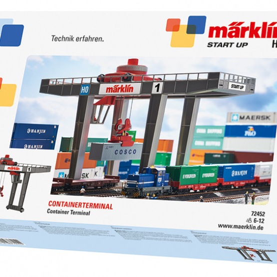 Marklin - Tågbana Container Terminal Grå/Röd