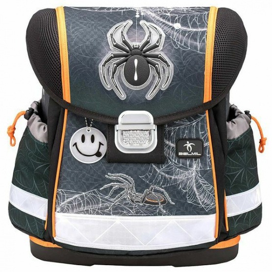 Belmil - Ryggsäcks Set - Spider Junior 19 Liter Polyester Svart/Orange