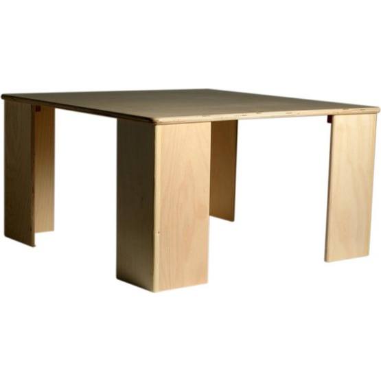 Van Dijk Toys - Cube Table 75 X 40 Cm Wood Natural