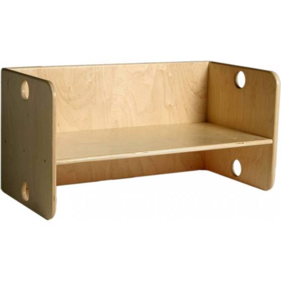 Van Dijk Toys - Cube Bench 29 X 29 X 58 Cm Wood Natural