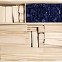 Tomtect - Construction Kit Junior Wood/Plastic Natural/Blå 500-Piece