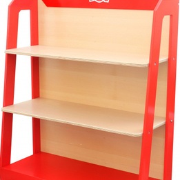 Tooky Toy - Bokhylla 95 X 40 X 134 Cm Röd
