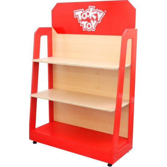 Tooky Toy - Bokhylla 95 X 40 X 134 Cm Röd